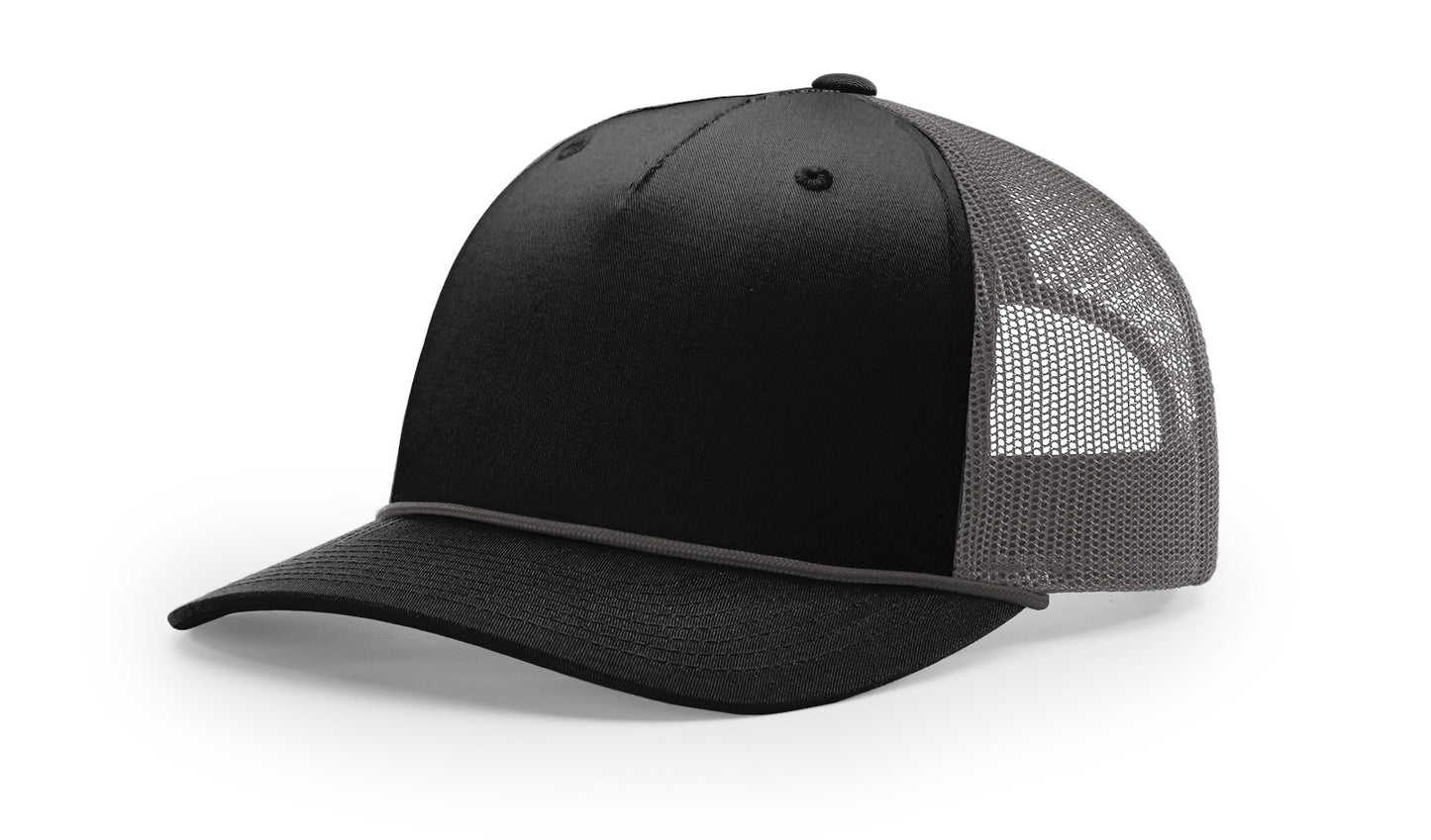 112FPR | FIVE PANEL TRUCKER WITH ROPE