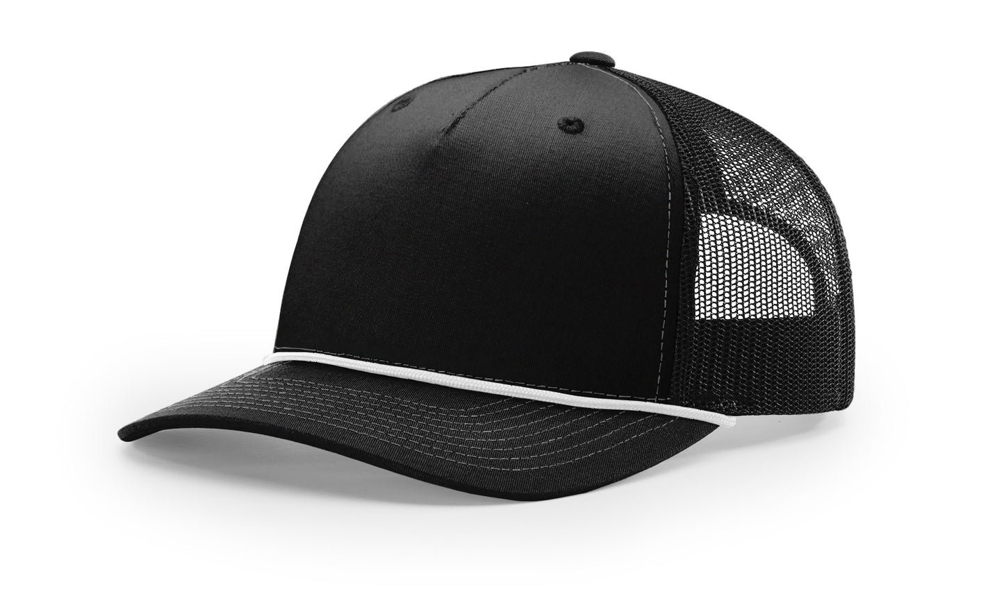 112FPR | FIVE PANEL TRUCKER WITH ROPE