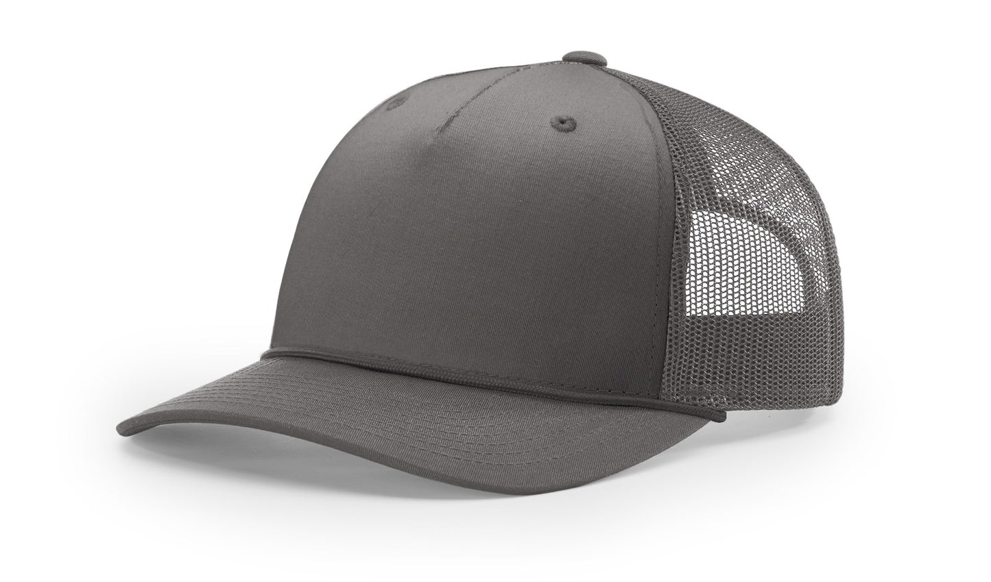 112FPR | FIVE PANEL TRUCKER WITH ROPE