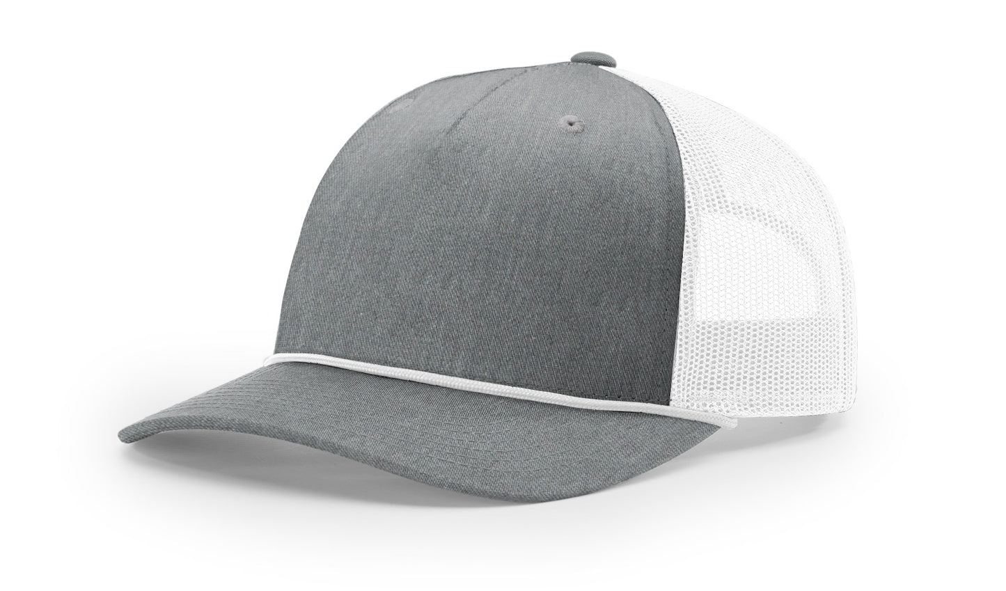 112FPR | FIVE PANEL TRUCKER WITH ROPE