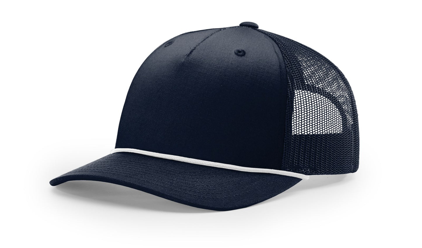 112FPR | FIVE PANEL TRUCKER WITH ROPE