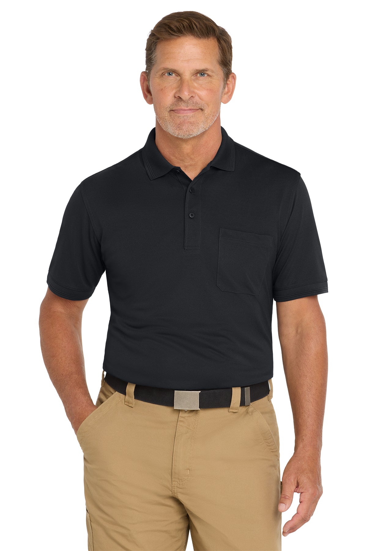 CornerStoneIndustrial Snag-Proof Pique Pocket Polo. CS4020P