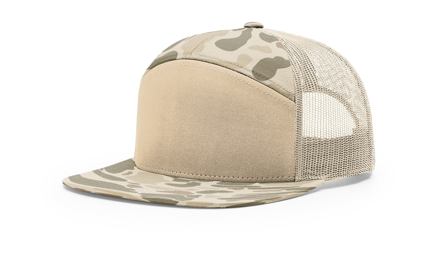 168P | PRINTED 7 PANEL TRUCKER