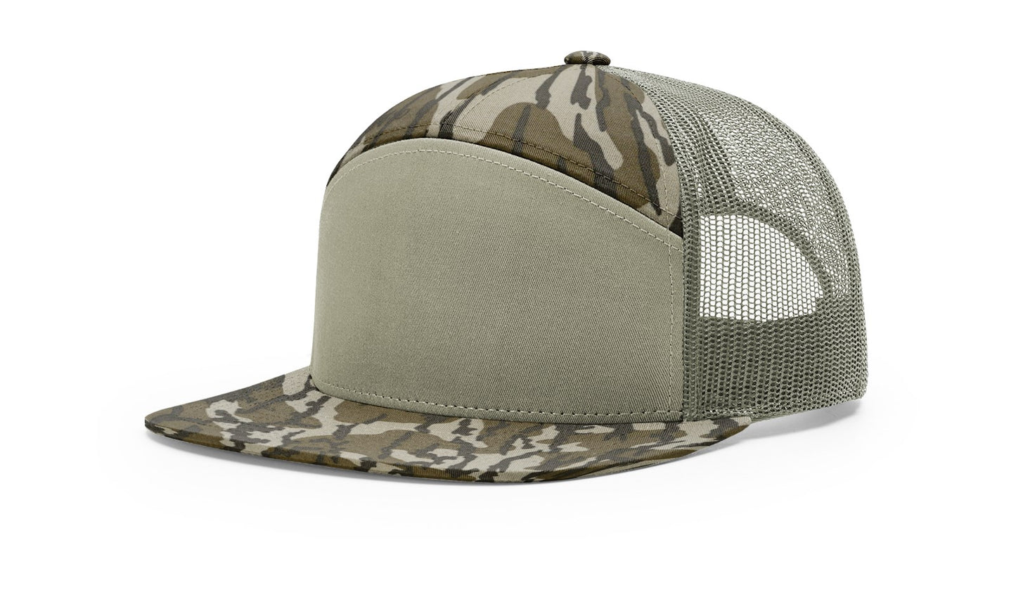 168P | PRINTED 7 PANEL TRUCKER