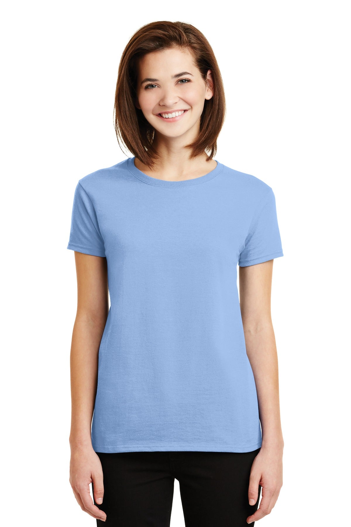 Gildan Women's Ultra Cotton 100% US Cotton T-Shirt. 2000L