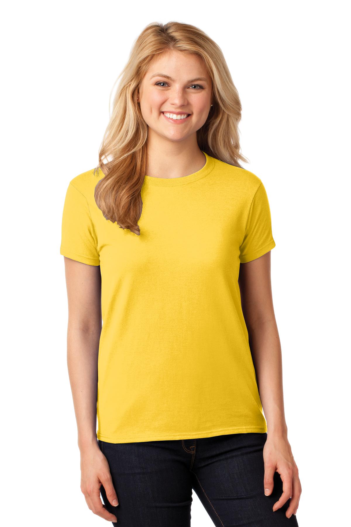 Gildan Women's Heavy Cotton 100% Cotton T-Shirt. 5000L