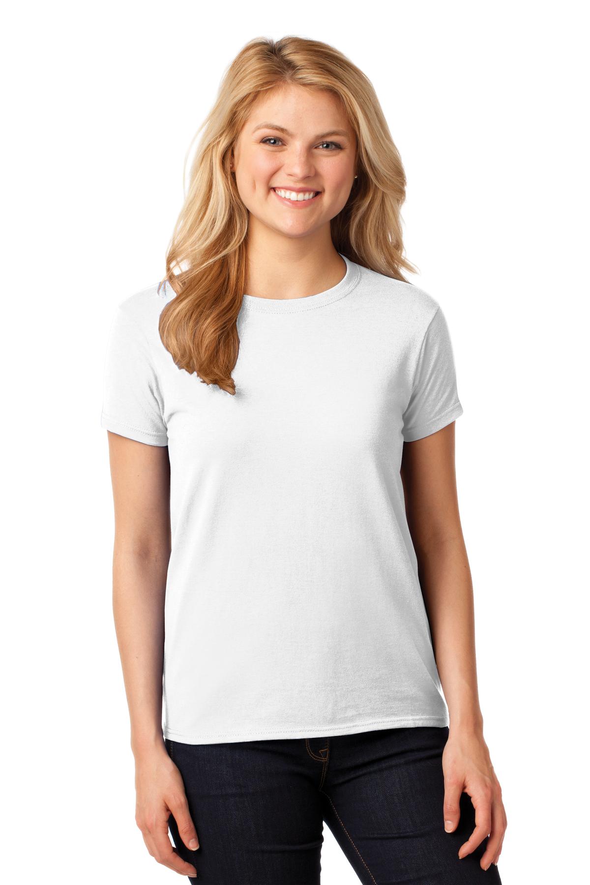 Gildan Women's Heavy Cotton 100% Cotton T-Shirt. 5000L