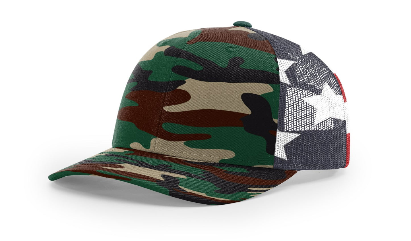 Green Camo/Stars & Stripes
