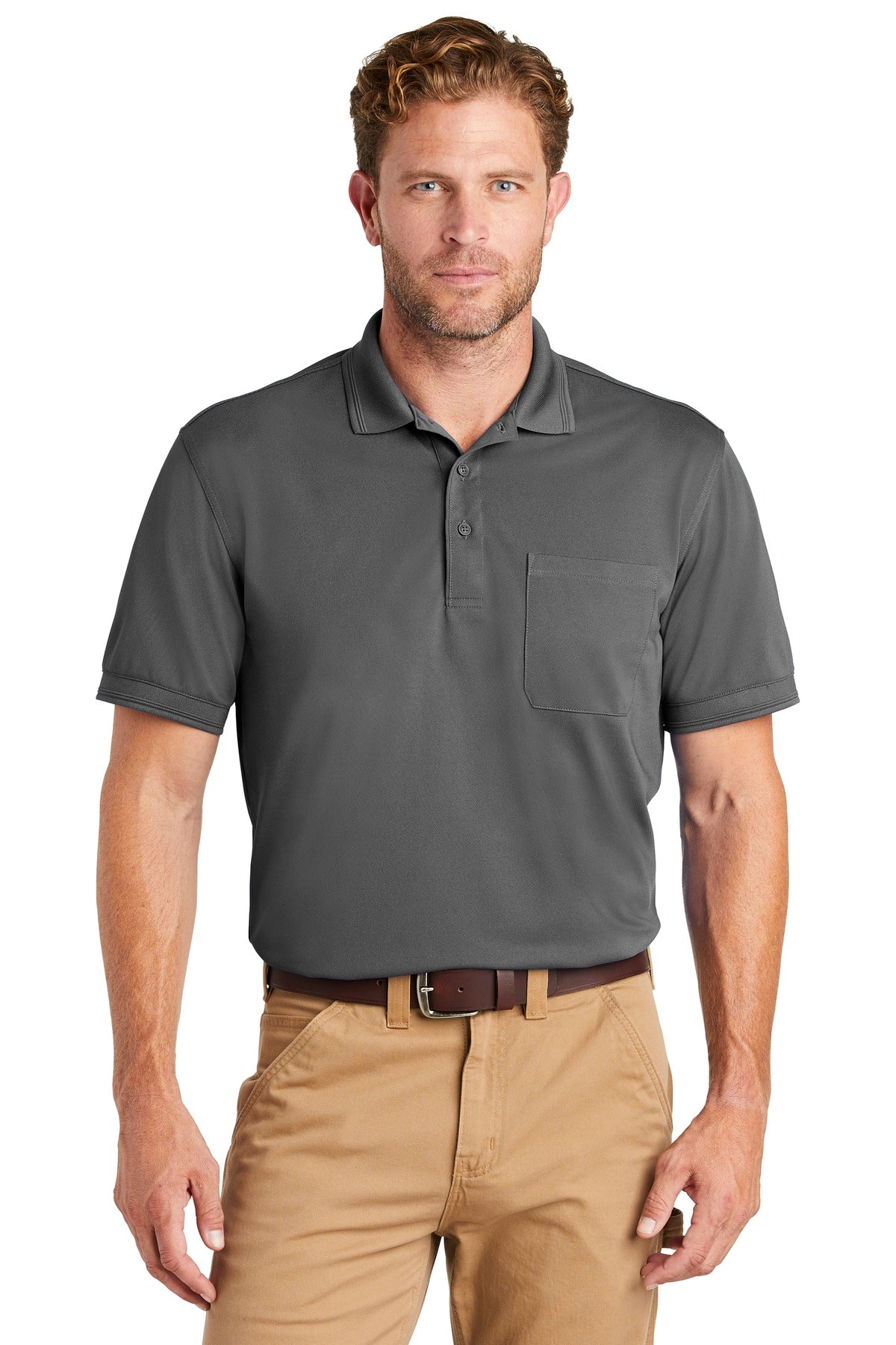 CornerStoneIndustrial Snag-Proof Pique Pocket Polo. CS4020P