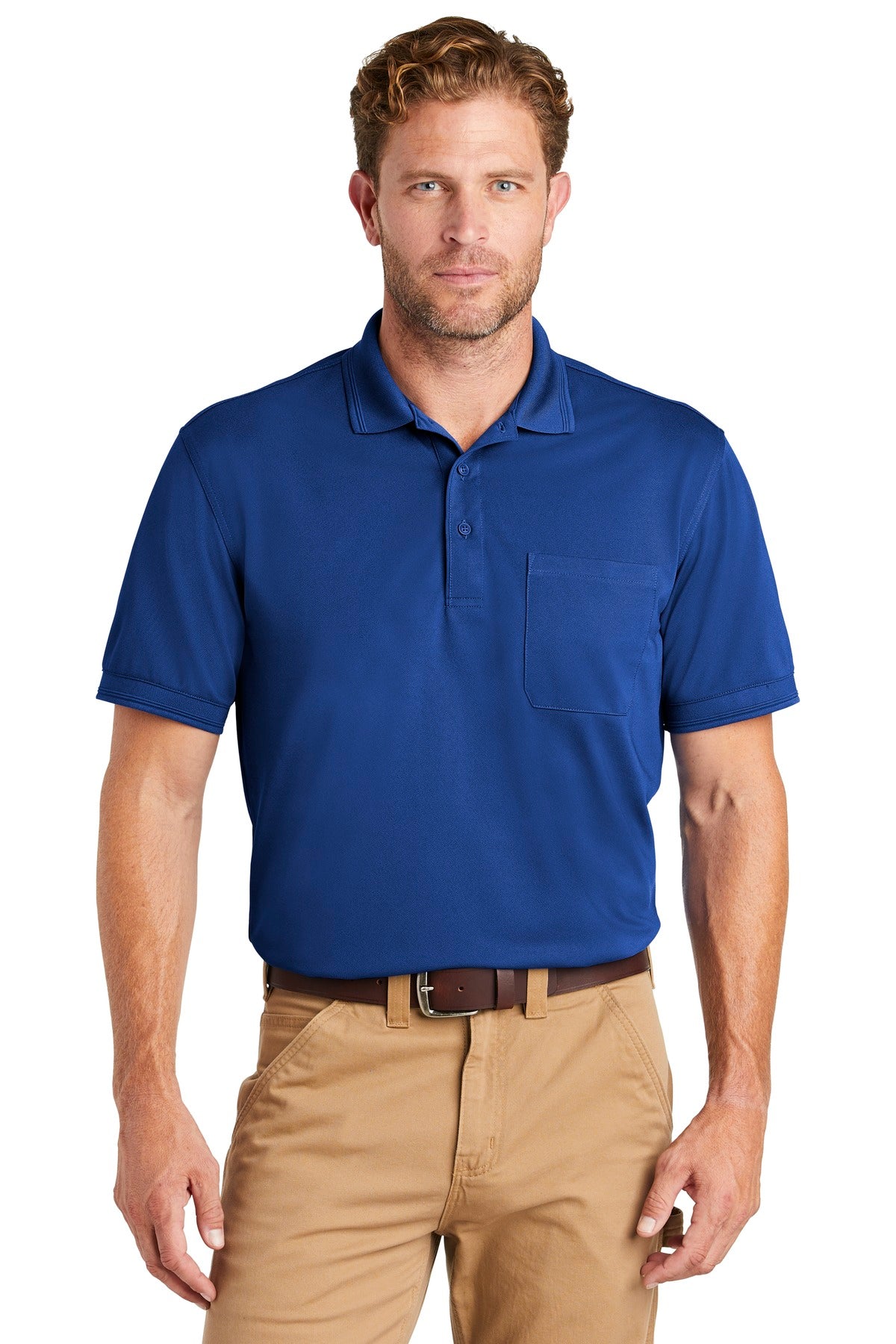 CornerStoneIndustrial Snag-Proof Pique Pocket Polo. CS4020P