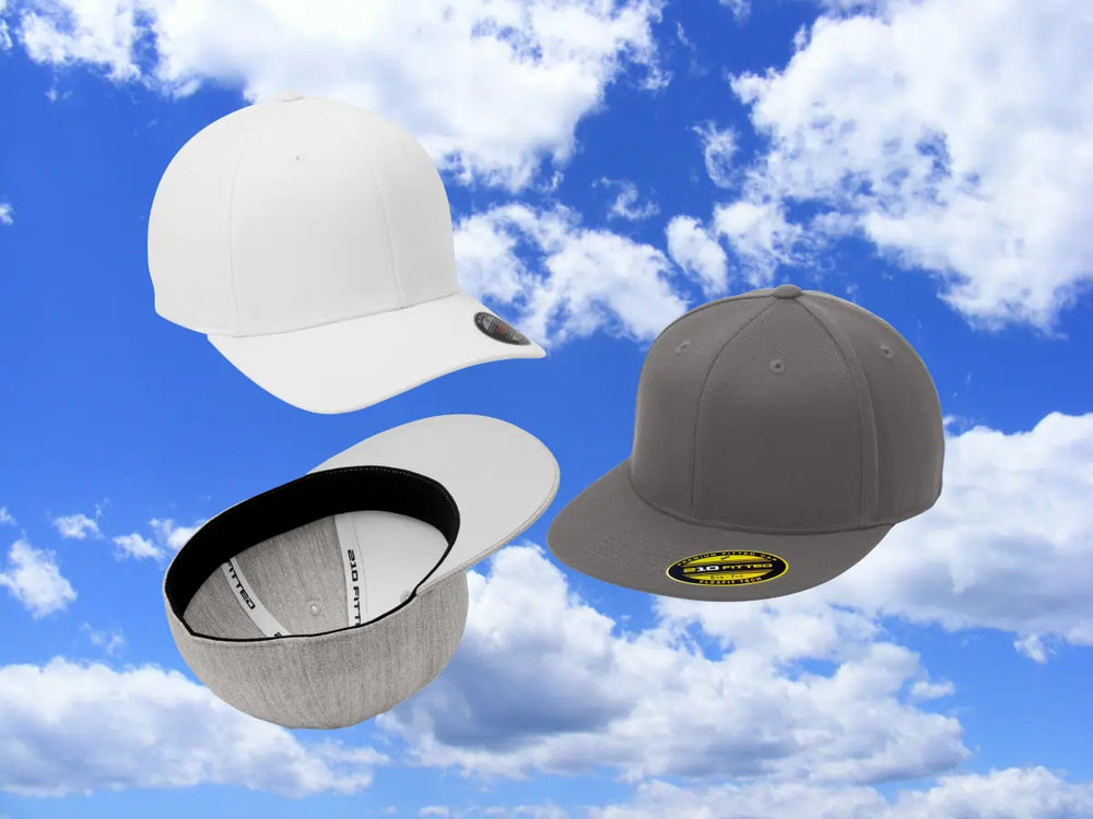blank flex fit caps