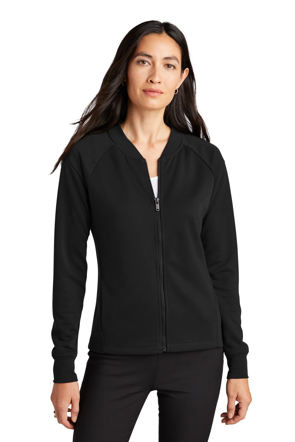 Mercer+Mettle Women's Double-Knit Bomber MM3001