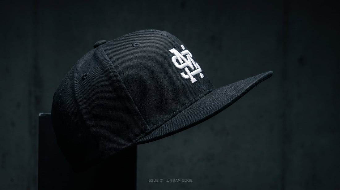 Custom flat bill hat with embroidered logo — wholesale embroidery for brands and businesses