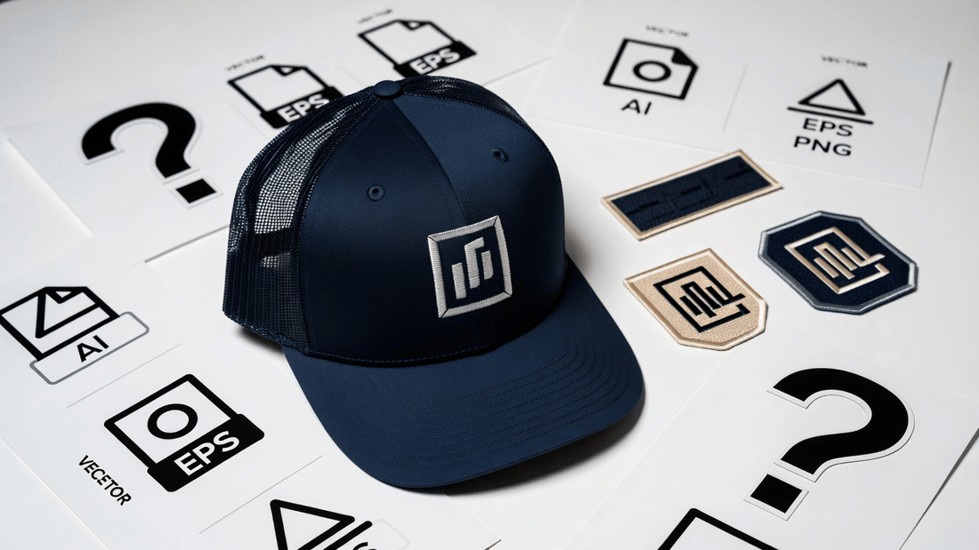 Logo Artwork for Embroidered Hats: Raster vs. Vector, AI Images & Patch Options Explained