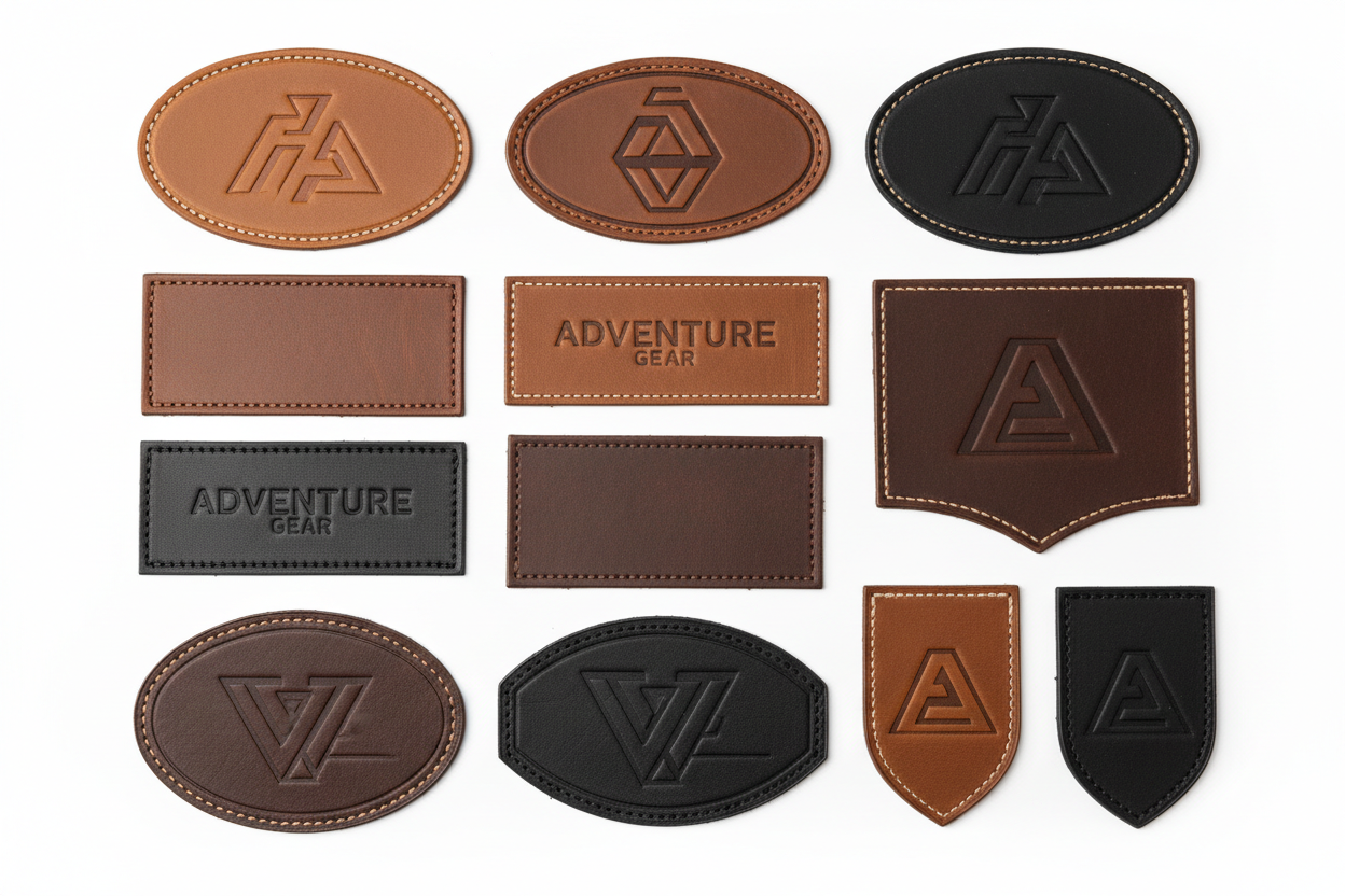 Custom Leather Patch Hats — Etched & Debossed Leather Patches