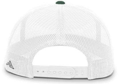 Aggressive Heather Trucker Snapback Cap 106C