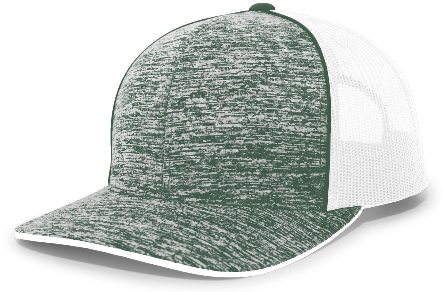 Aggressive Heather Trucker Snapback Cap 106C