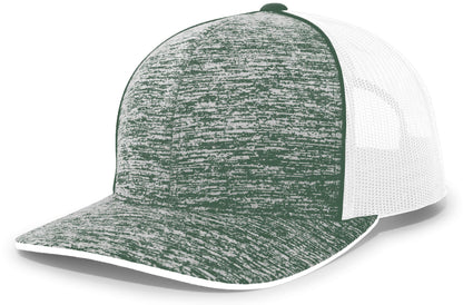 Aggressive Heather Trucker Snapback Cap 106C