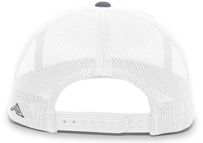 Aggressive Heather Trucker Snapback Cap 106C