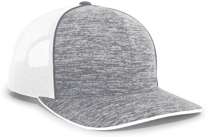 Aggressive Heather Trucker Snapback Cap 106C