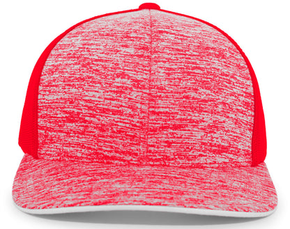 Aggressive Heather Trucker Snapback Cap 106C