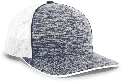 Aggressive Heather Trucker Snapback Cap 106C