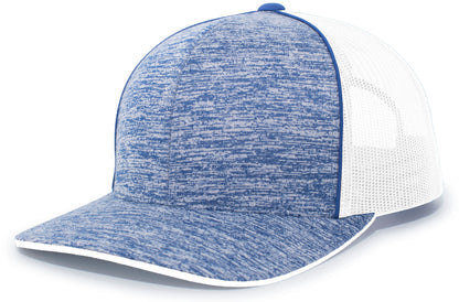 Aggressive Heather Trucker Snapback Cap 106C