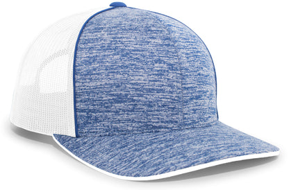 Aggressive Heather Trucker Snapback Cap 106C