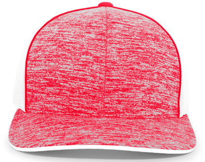 Aggressive Heather Trucker Snapback Cap 106C