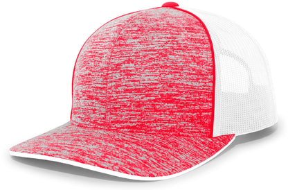 Aggressive Heather Trucker Snapback Cap 106C