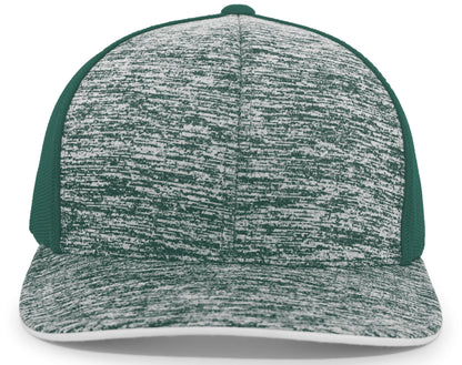 Aggressive Heather Trucker Snapback Cap 106C