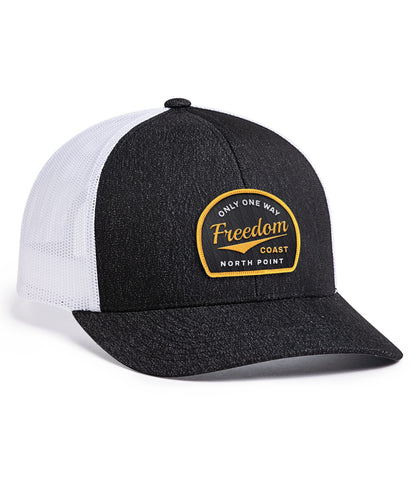 Heather Trucker Snapback Cap 110C