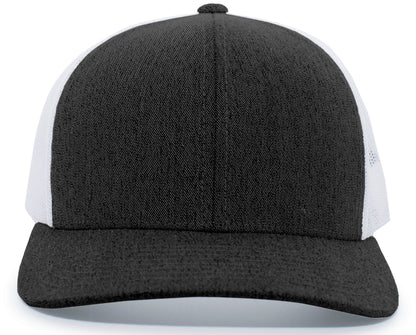 Heather Trucker Snapback Cap 110C