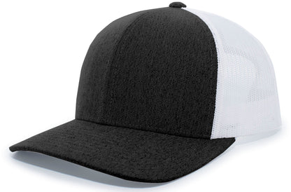 Heather Trucker Snapback Cap 110C