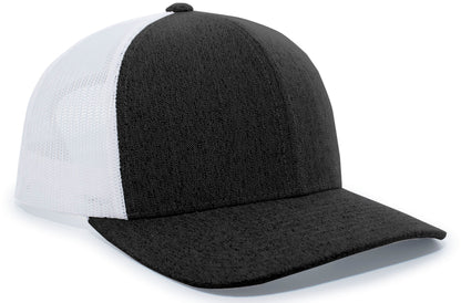Heather Trucker Snapback Cap 110C