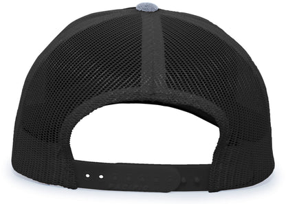 Heather Trucker Snapback Cap 110C