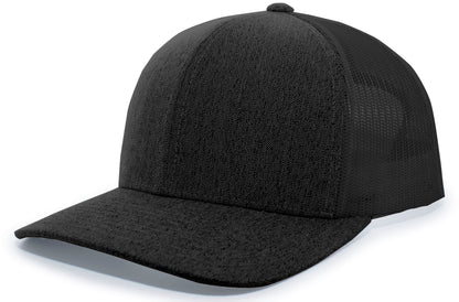 Heather Trucker Snapback Cap 110C