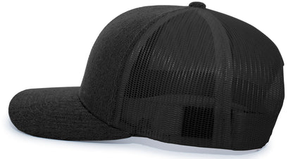 Heather Trucker Snapback Cap 110C