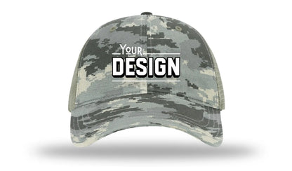 Richardson 111P | GARMENT WASHED PRINTED TRUCKER