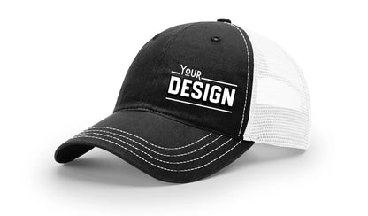 Custom Richardson 111 Hat — Garment Washed Trucker Cap
