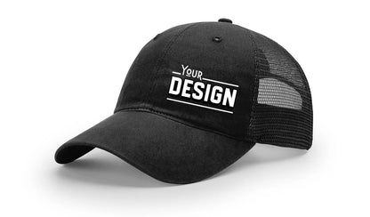 Custom Richardson 111 Hat — Garment Washed Trucker Cap