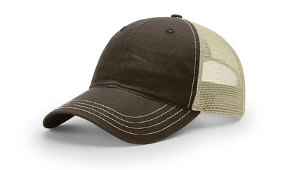 Custom Richardson 111 Hat — Garment Washed Trucker Cap