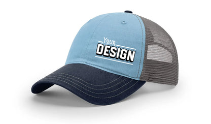 Custom Richardson 111 Hat — Garment Washed Trucker Cap