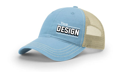 Custom Richardson 111 Hat — Garment Washed Trucker Cap