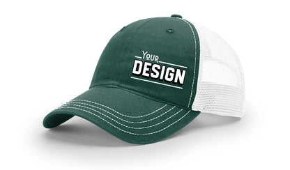 Custom Richardson 111 Hat — Garment Washed Trucker Cap