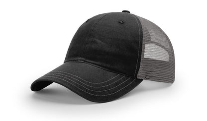 Custom Richardson 111 Hat — Garment Washed Trucker Cap