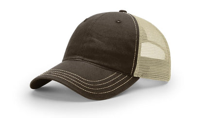 Custom Richardson 111 Hat — Garment Washed Trucker Cap