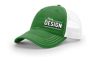 Custom Richardson 111 Hat — Garment Washed Trucker Cap