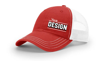 Custom Richardson 111 Hat — Garment Washed Trucker Cap