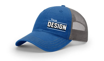 Custom Richardson 111 Hat — Garment Washed Trucker Cap